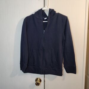 Kids Old Navy Navy Blue Zip-Up Hoodie